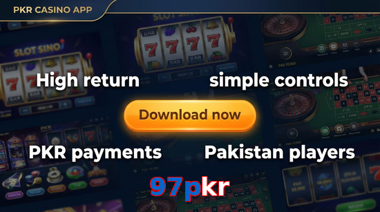 Main screen of 97Pkr gamedownload page for PK players